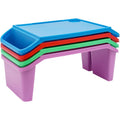 Kids Lap Desk Tray Set with Storage, Portable Activity Table for Writing Eating and Playing