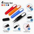 Small Craft Scissors Set with Safety Covers - Yarn, Sewing & Cross Stitch