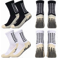 Kids Youth Grip Soccer Socks - Non-Slip Athletic Socks for Boys Girls