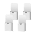 Magnetic Pen Holders 4 Pack - White Refrigerator & Whiteboard Storage Organizers