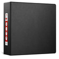 4-Inch D-Ring Binder - Black Heavy-Duty Office Organizer