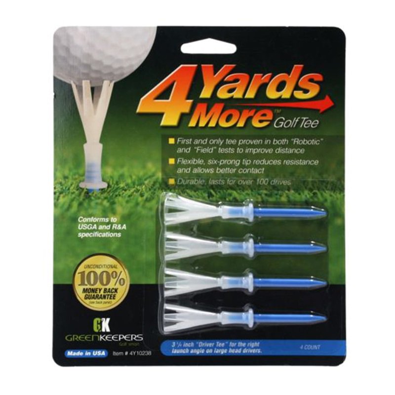 Reusable Golf Tees 4 Yards Longer Distance Plastic 3 1/4" Pack Variants