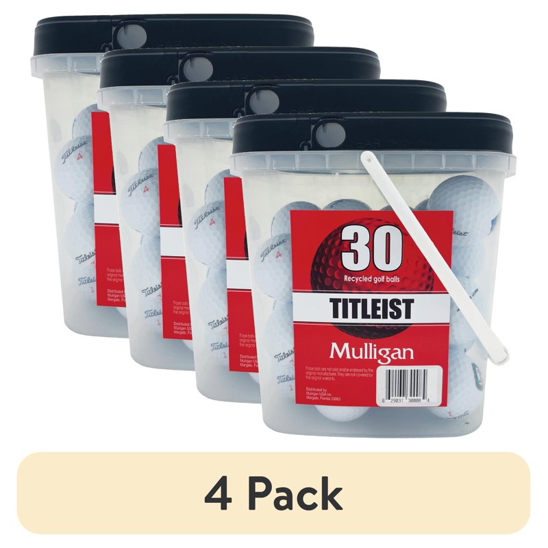 Recycled White Golf Balls - Pack Size Options Available, Titleist Used Balls