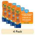 SPF 30 Sunscreen Lotion 4 Pack - Water & Sweat Resistant Sport Sunscreen