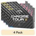 (4 Pack) Callaway Chrome Tour X TruTrack Golf Balls - 1 Dozen, 4 Ball Pack