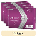 (4 Pack) Callaway ERC Soft Reva Triple Track Golf Balls 12pk White - 2023, 4 Pack Variation: Triple Track White/Purple