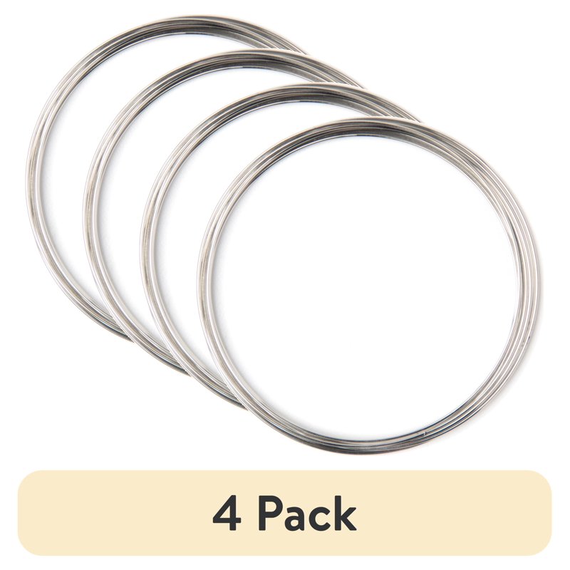 Jewelry Making Memory Wire Roll - Silver Finish, 5 Ft Large Crafting Wire