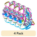 Multicolor Curly Ribbon Gift Bow Set - 4 Pack for Gift Wrapping