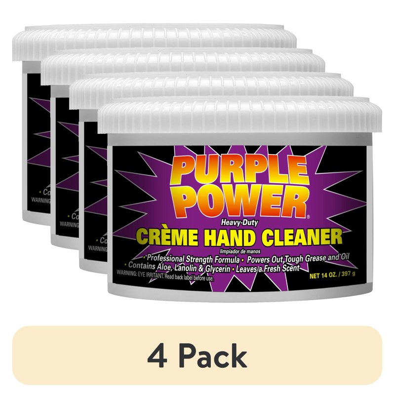 Heavy Duty Hand Cleaner - Purple Power 14 oz Multiple Pack Sizes