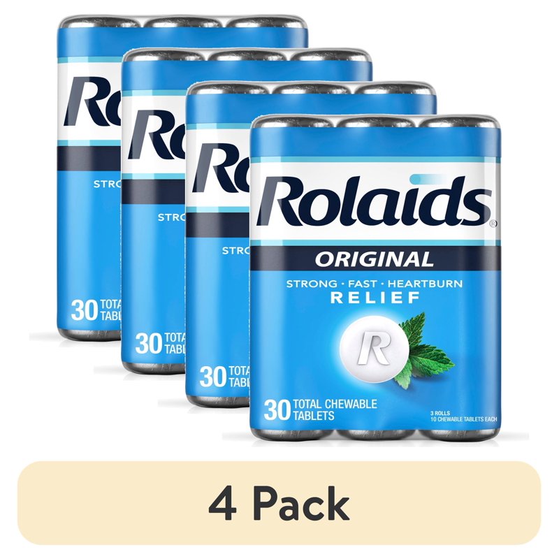 Multipack Chewable Antacid Tablets for Heartburn Relief - Mint Flavor
