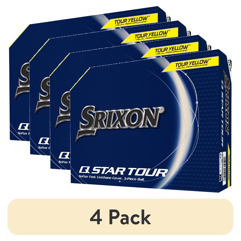 Srixon Q-Star Tour Golf Balls - 12 Pack, Yellow, Tour Performance