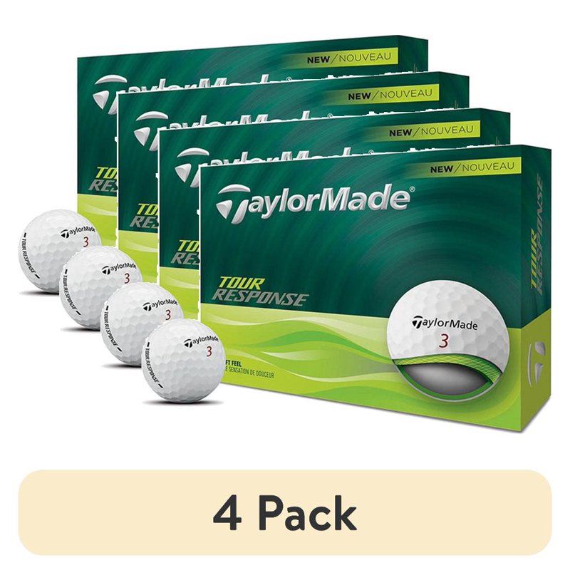 TaylorMade Tour Response Golf Balls 12 Pack - Premium Distance & Spin