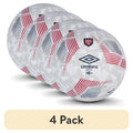 (4 Pack) Umbro Americana Size 4 Soccer Ball — Youth Outdoor Training Ball
