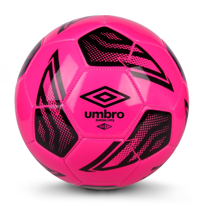 (4 Pack) Umbro Diamond Viper Soccer Ball Size 3 – Pink | For Practice & Youth (Ages 4-9)