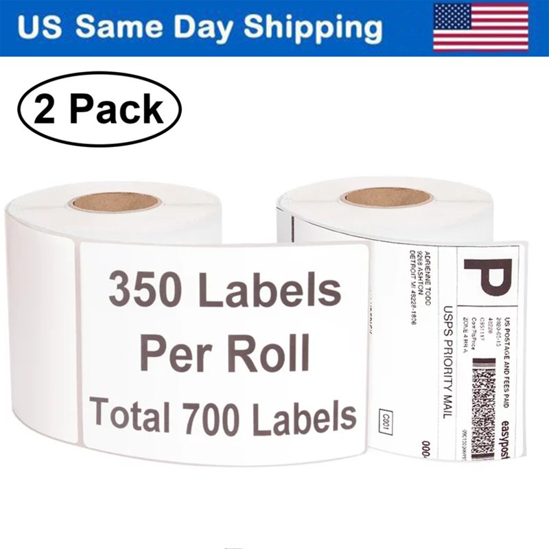 Thermal Shipping Labels 4x6 Inch Pack of 700 - Waterproof Barcode Labels for Shipping