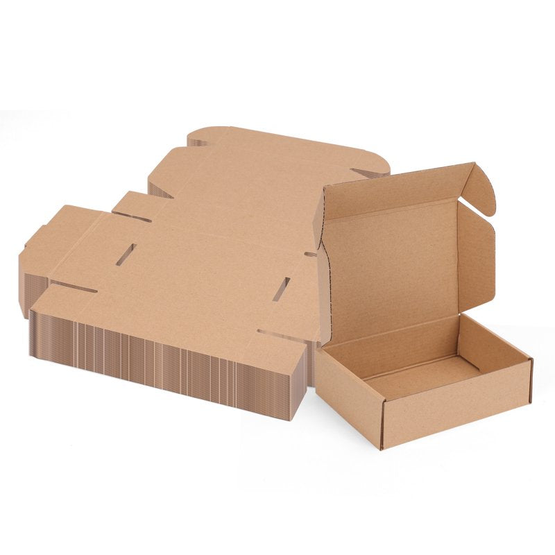 40 Pack Small Shipping Mailer Boxes 7x5x2 Inches Corrugated Cardboard