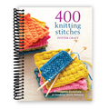400 Knitting Stitches Book - Spiral Bound Knitting Pattern Guide