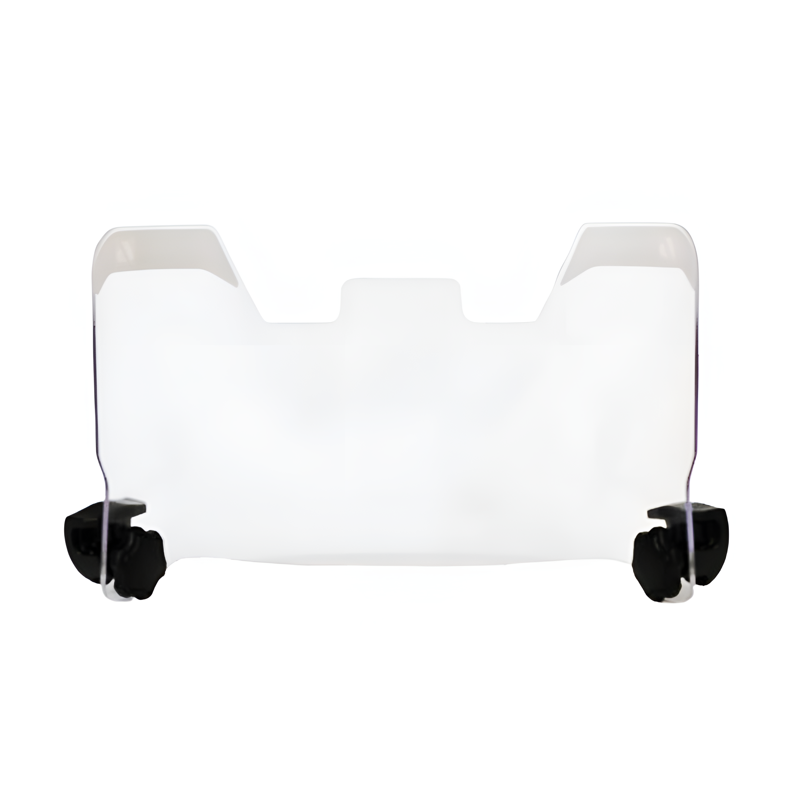 Clear Premium Football Helmet Visor - Universal Fit, Anti-Fog & UV Blocking