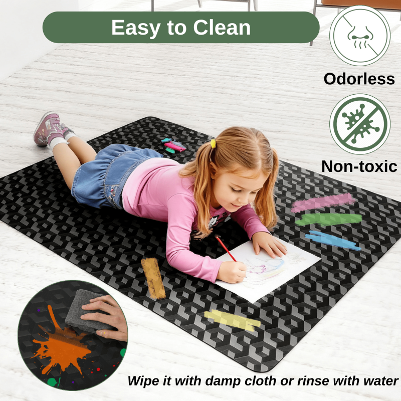 Office Chair Mat for Carpet Floors 35x47 Inches Non-Slip PVC Protector