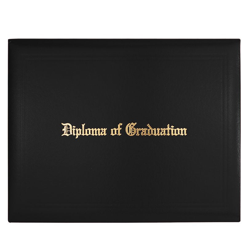 Graduation Diploma Cover 8.5x11 Inches Leatherette Certificate Holder