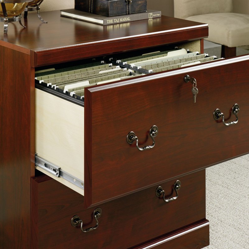 Sauder Heritage Hill 2-Drawer Lateral File Cabinet in Classic Cherry