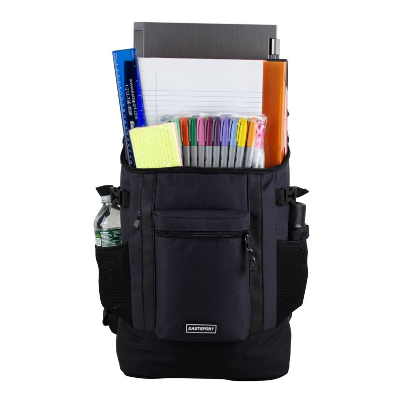Unisex 18.5-Inch Laptop Backpack with Multiple Storage Pockets - Black/Nine Iron