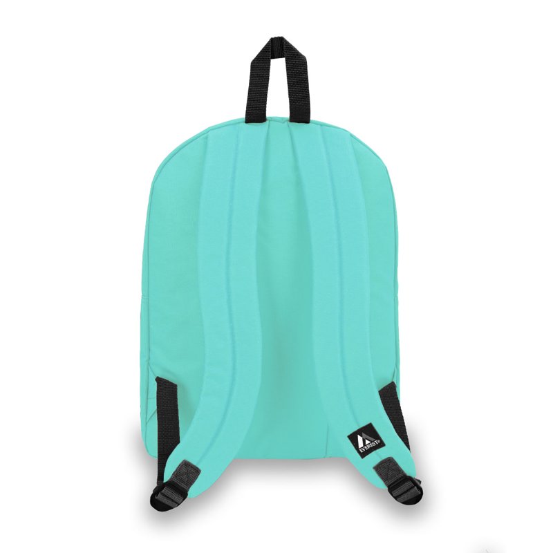16.5-Inch Classic Backpack for School Work Travel Aqua Unisex