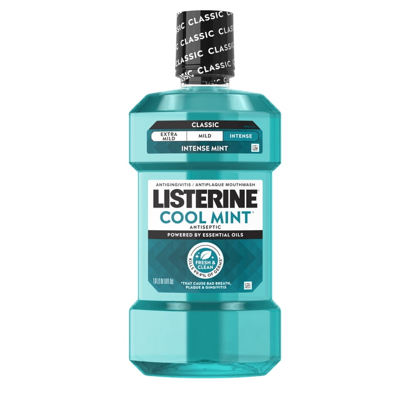 Listerine Cool Mint Antiseptic Mouthwash - 3 Pack, 33.8 fl oz / 1 L