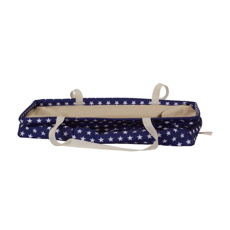 Water-Resistant Canvas Utility Tote with Handles - Large Storage Organizer