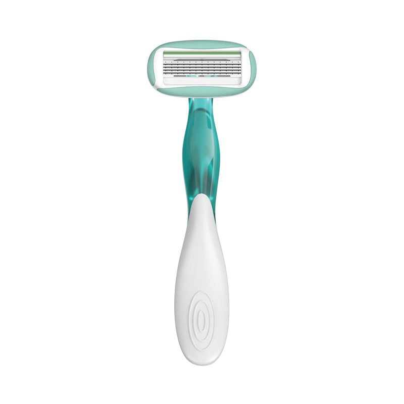 Disposable Women's Razor with Five Blades - Sensitive Skin, 10 Count
