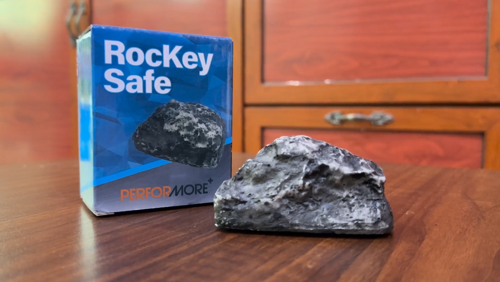 Realistic Rock Key Hider - Outdoor Weatherproof Spare Key Safe