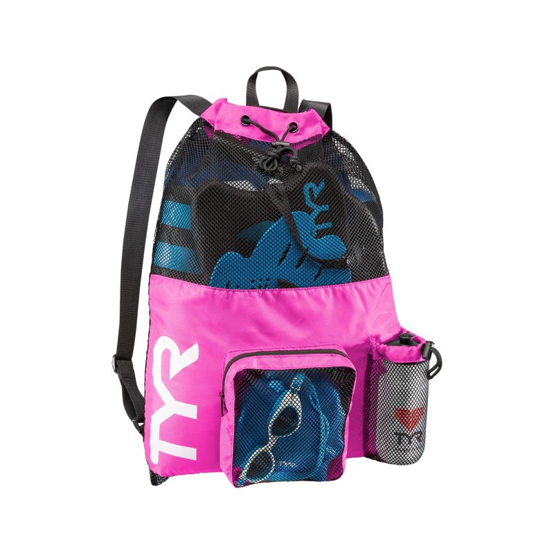 Large Mesh Swim Backpack 40L - Ventilated Polyester Pool & Beach Bag