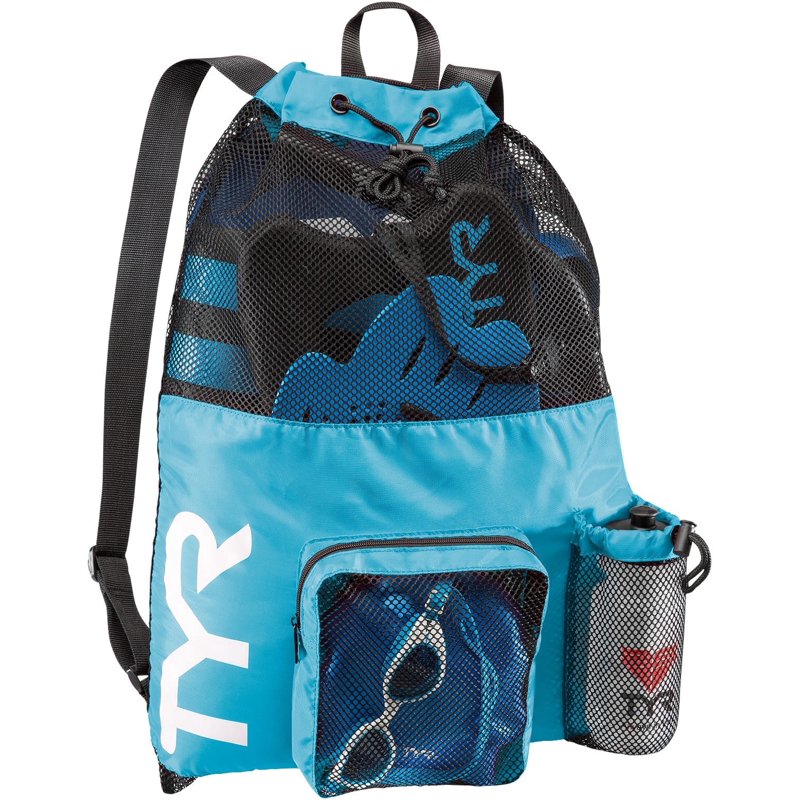 Large Mesh Swim & Gym Backpack with Ventilated Design, 40L Capacity
