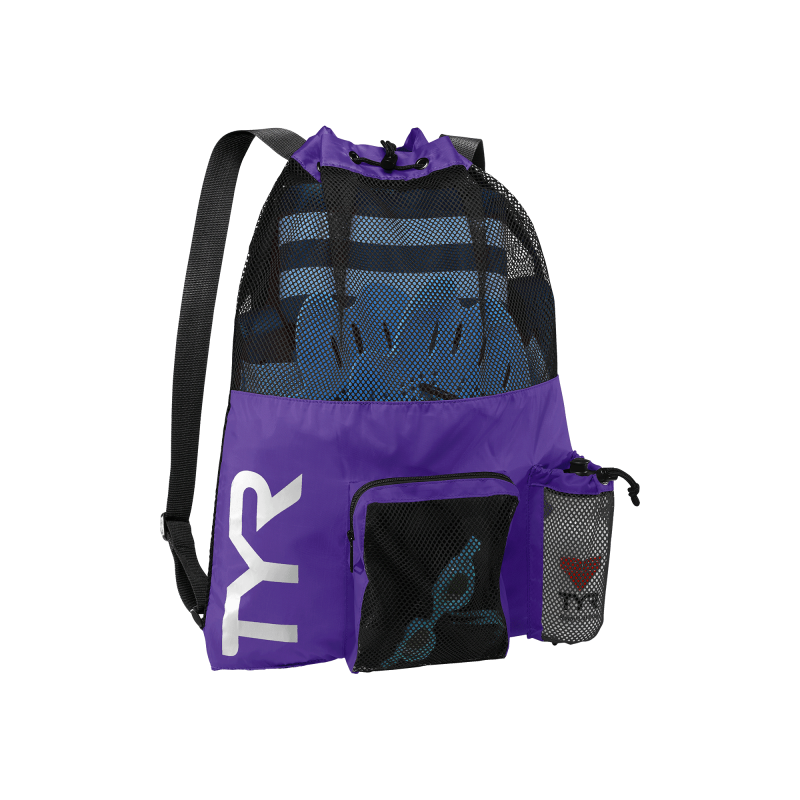 Large Mesh Swim Backpack 40L - Ventilated Pool & Beach Gear Bag