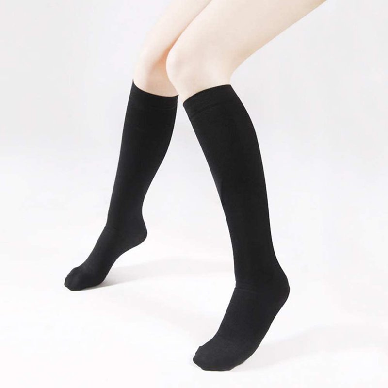 Knee High Socks for Women - 4 Pack Solid Cotton Athletic Knee/Tall Socks (Black) Variation Black #CH08