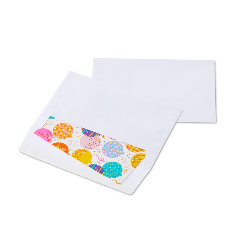 A9 Greeting Peel and Stick Envelopes - White, 5.75 x 8.75 inches, 50 Pack