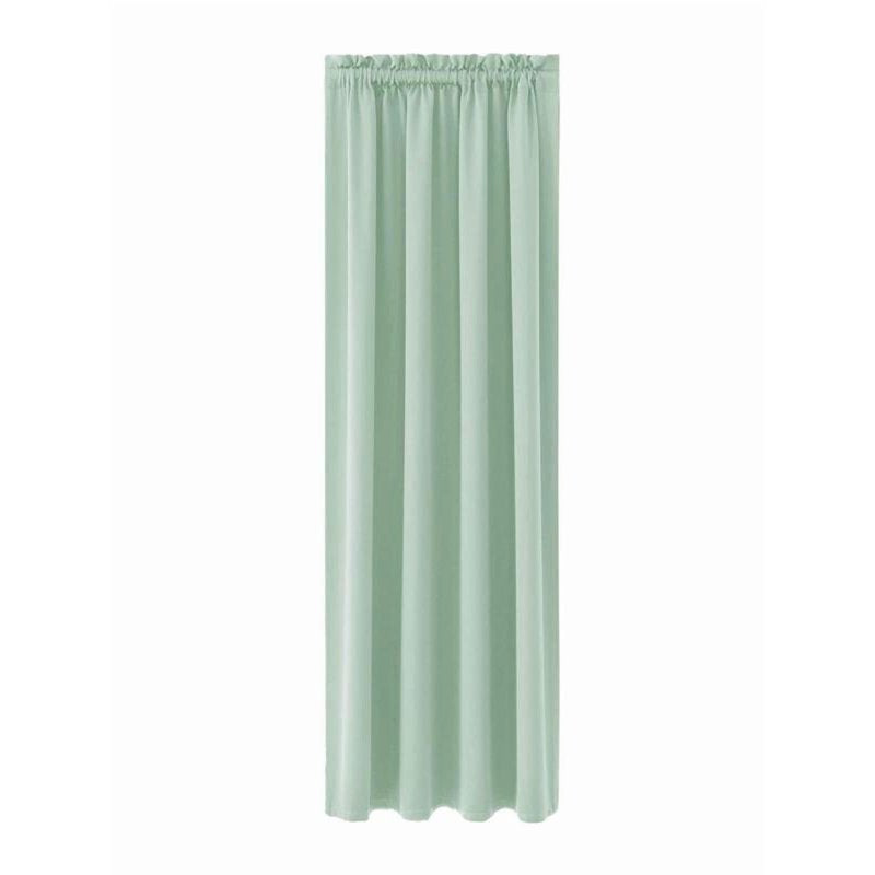 Blackout Curtains Rod Pocket Room Darkening Window Drapes for Bedroom Kitchen Bathroom Basement Cafe - 1 Panel 37.8x44.9 Inch