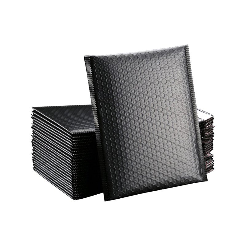 Small Black Bubble Mailers 5x7 Inch Pack of 50 Padded Shipping Envelopes