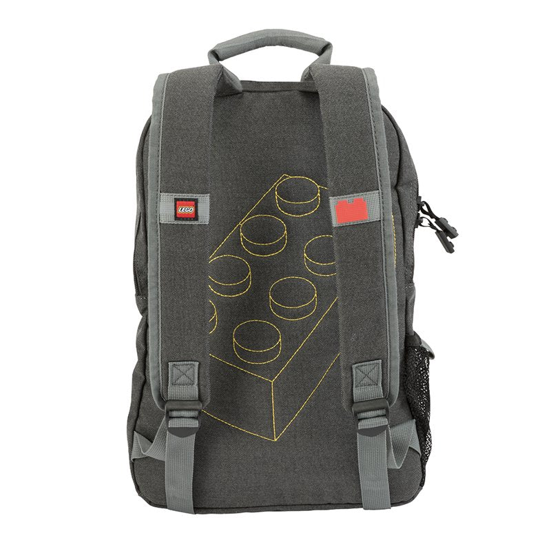 Customizable Unisex Patch Backpack with 46 LEGO Patches - Black