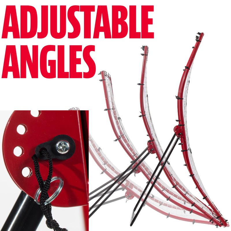 Baseball Pitchback Rebounder Net with Adjustable Angles, 44 Inch
