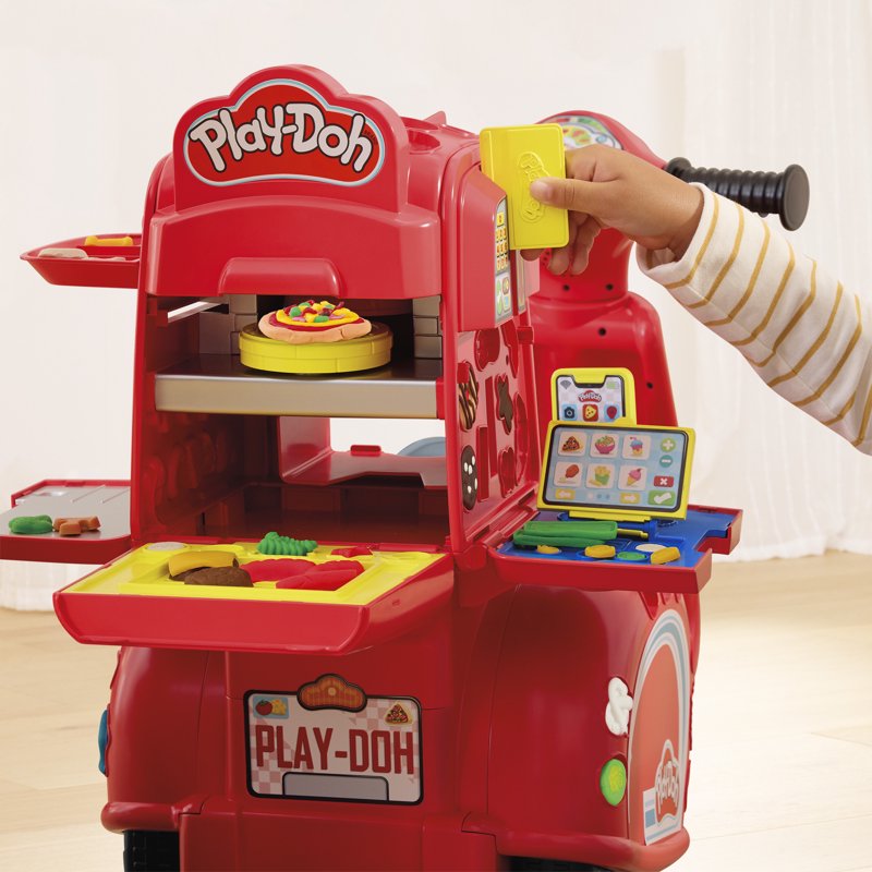 Play-Doh Pizza Delivery Scooter Playset for Kids Ages 3-5 with Modeling Compound