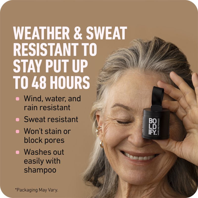 Root Touch Up Powder with Brush - Water-Resistant Hair Concealer for Gray & Thinning Hair