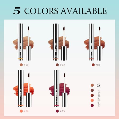 aopoka Peel Off Lip Liner Stain Velvet Tint ? Long-Lasting, Moisturizing, Non-Sticky Matte Lip Lacquer, Highly Pigmented, Smudge-Proof Liquid Lipstick Makeup #Purple