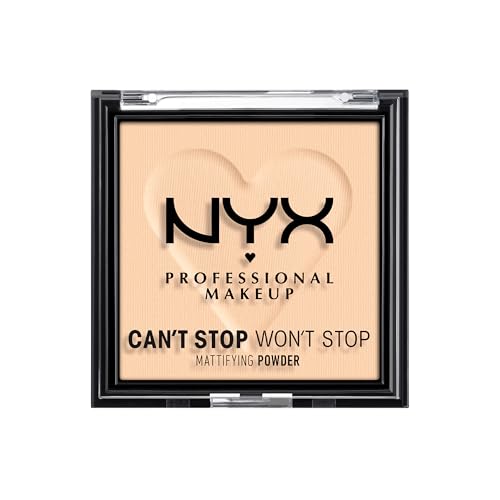 NYX PROFESSIONAL MAKEUP Can't Stop Won't Stop Mattifying Pressed Powder - Light
