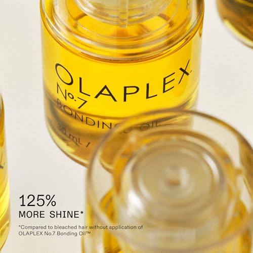 Olaplex N¨¬. 7 Bonding Oil: High Shine | Heat Protectant, Visibly Smooths & Softens Hair, Added Color Vibrancy, Up to 72 Hour Frizz Control | For Coily, Curly, Straight, and Wavy, 30 mL / 1.0 Fl Oz