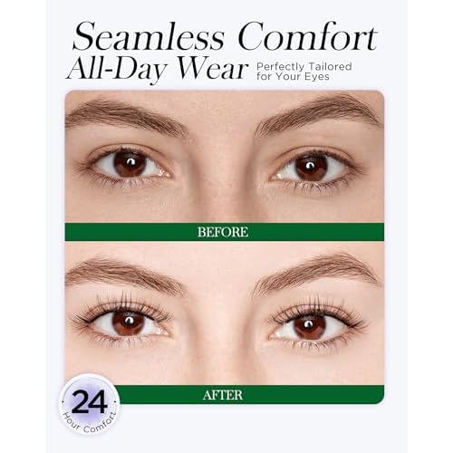 BEYELIAN Magnetic Eyelashes with Applicator Kit, Upgrade Soft Magnetic Lashes Reusable False Eyelashes Natural Look, No Glue Needed Eyelashes for Eye (Lightweight & Comfortable)