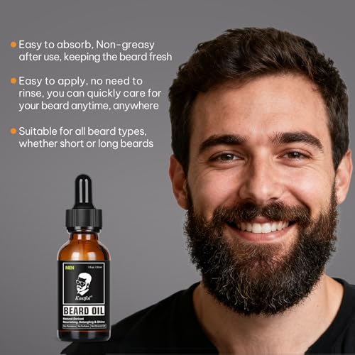 NUSPA NUSPA Nourishing Beard Oil Natural-derived,Detangling Add Shine hair and beard growth oil is suitable for men's thick, soft, smooth, nutritious beard oil beard care