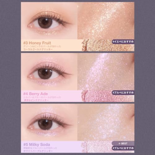 Too Cool For School Artclass Eye Glitz Glitter Eyeshadow Stick ? #02 Peach Sparkling