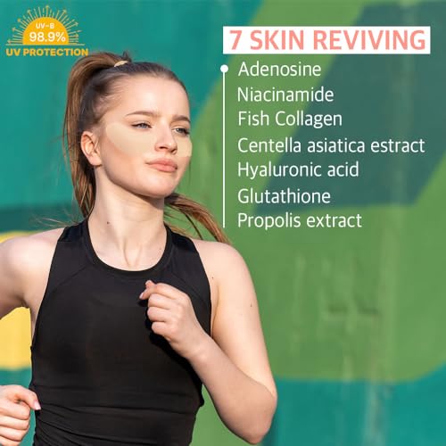 BLOCK&CARE Golf Patches for Sun Protection UV Protection Facial Patches for Outdoor Activities 5Pairs of Sunblock Gel Patches with Skincare Ingredients. (1 PACK, Petit Golf Patch (Medium))