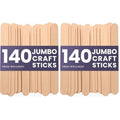 Tress Wellness Craft Sticks, Popsicle sticks, Premium Splinter-Free Wooden Sticks for Waxing, Wax Stick for Body and Face Waxing, 140 pieces (Pack of 2)